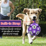 Interactive Pet Soccer Ball Tug of War Toy with Handle