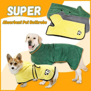🎄Super absorbent pet bathrobe