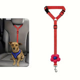 Adjustable Pet Car Safety Seatbelt Harness for Travel