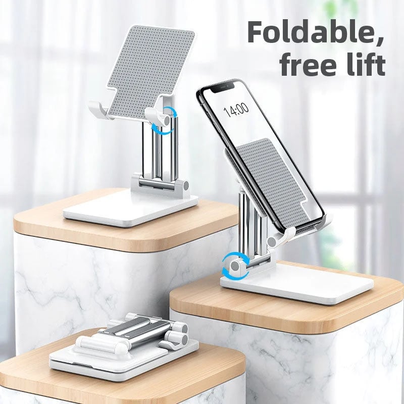 ❤️❤️Foldable Aluminum Desktop Phone Stand-BUY 3 FREE SHIPPIING