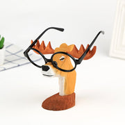 Wood Hand Carved Eyeglass Holder