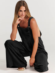 Last Day 48% OFF🔥Women's Sleeveless Wide Leg Jumpsuit with Pockets❤️