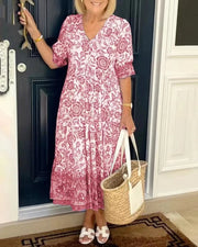💥2023 Newest 😍V-neck Bohemian Dress👗