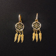 🔥Dreamcatcher Crystal Charm Earrings