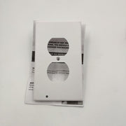 Outlet Wall Plate With Night Lights-No Batteries or Wires