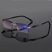 💥LAST DAY SALE 49% OFF💥Sapphire High Hardness Anti-blue Progressive Far And Near Dual-Use Reading Glasses