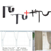 NO DRILL CURTAIN ROD BRACKETS HOLDERS