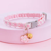 Adjustable Elegant Lace Pet Collar with Pendant