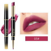 🔥 BIG SALE - HALF PRICE🔥🔥Double ended lipstick Automatic Lip Liner Matte Waterproof Non-fading Non-stick Lipstick