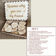 🔥 BIG SALE - HALF PRICE🔥🔥"Reasons Why You Are My Friend" Friendship Gift
