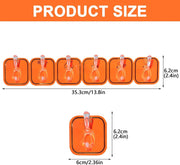 🔥SUMMER HOT SALE 49% OFF🔥MULTIFUNCTIONAL TRANSPARENT 6 HOOKS