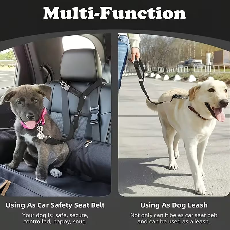 Adjustable Pet Car Safety Seatbelt Harness for Travel