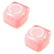 🧼🧼Bathroom 🐶Dog Cat🐱 Bath Brush Massage Gloves Soft Safety Silicone Comb Pet Accessories❤️❤️