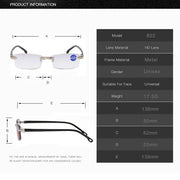 💥49% OFF💥Sapphire High Hardness Anti-blue Progressive Far And Near Dual-Use Reading Glasses