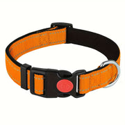 Adjustable Reflective Padded Nylon Safety Pet Collar
