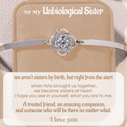 FOR FRIEND - I LOVE YOU DIAMOND KNOT BRACELET