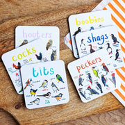 Last Day 47% OFF🐦Set of 6 Bird Pun Coasters