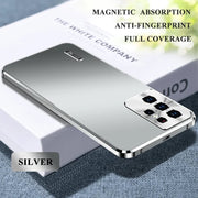 NEW Metal Frame Magnetic Matte Case Cover for Samsung
