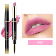 🔥 BIG SALE - HALF PRICE🔥🔥Double ended lipstick Automatic Lip Liner Matte Waterproof Non-fading Non-stick Lipstick