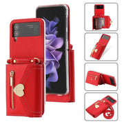 Crossbody Wallet Case of Women for Samsung Galaxy Z Flip3 5G\/ Flip4