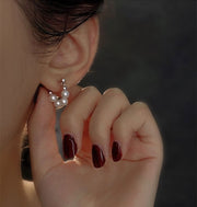 💝To My Dearest Daughter👩❤️👧elegant pearl earrings