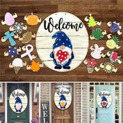 🎉 Last Day Promotion-47% OFF 🎉-Cute 3D Seasonal Interchangeable Gnome Door Hanger
