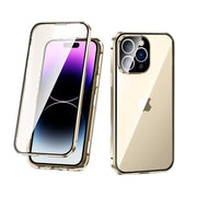 Magnetic Tempered Glass Double-sided Phone Case For iPhone