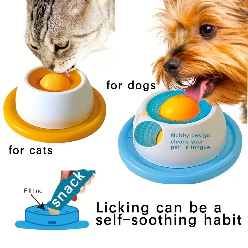 Pet Lick Mat Slow Feeder Treat Pad for Calming