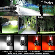 🏠LED Rechargeable Tactical Laser Flashlight