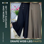 🔥49% OFF🔥[Comfy and Cool] Stylish Pleated Wide-leg Pants