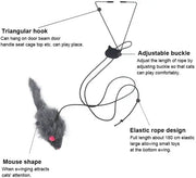 🎁🔥A-Door-Able Bouncing Mouse Cat Toy😻