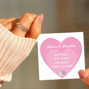 🔥Last Day Promotion 47% OFF-👩Mother & Daughter👧-Always Heart To Heart Ring💕