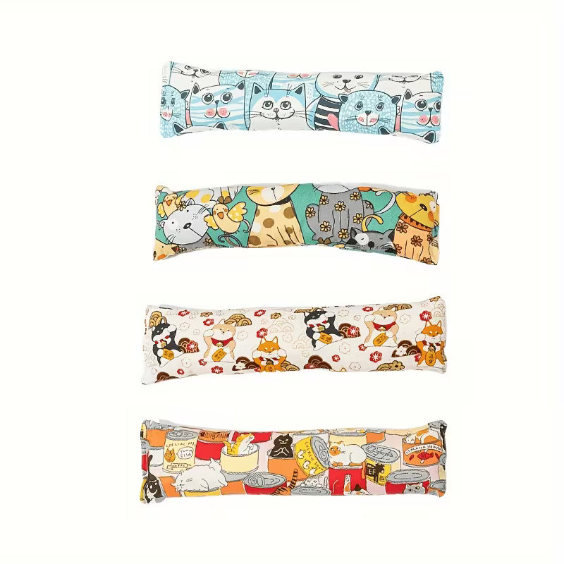 Catnip Chew Pillow Toy Happy Calming Plush for Pets