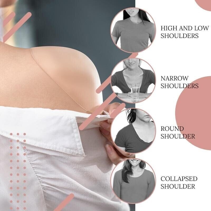 🔥🔥（BUY 3 FREE SHIPPING) Naturally Silicone -Transparent Anti-slip Shoulder Pads+Free 🎁 BIRD'S NEST HAIRPIN