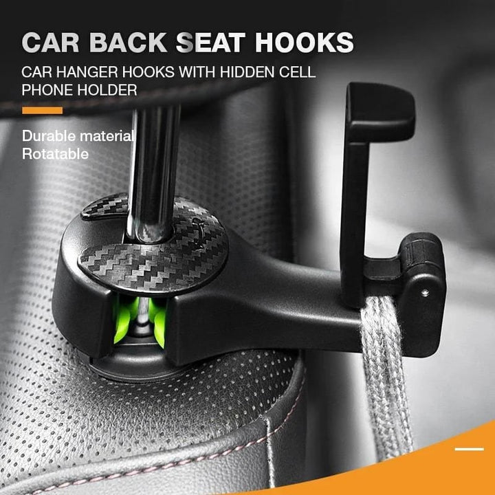 🔥LAST DAY Promotion 49% OFF🔥2 in 1 Car Headrest Hidden Hook