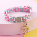 Adjustable Elegant Lace Pet Collar with Pendant