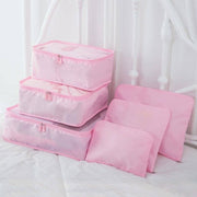 6 pieces portable luggage packing cubes🧳