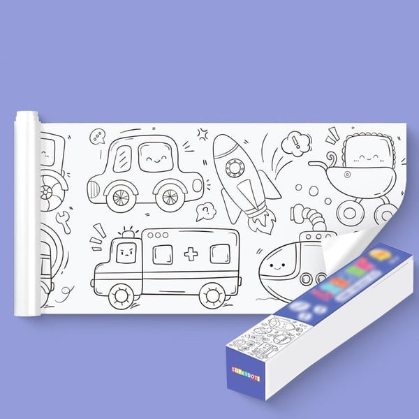 (🔥Last Day Promotion 48% OFF)🔥🔥 Children's Drawing Roll - BUY 3 GET 10%OFF & FREE SHIPPING NOW!