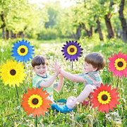 🎉Buy 2 Get 1 Free - Add 3 in Cart🎉 Colorful Sunflower Windmill-For Decoration Outside Yard🌻