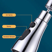 🔥New Year Promotion-360° Rotatable -3 Function Kitchen Faucet Spray Head
