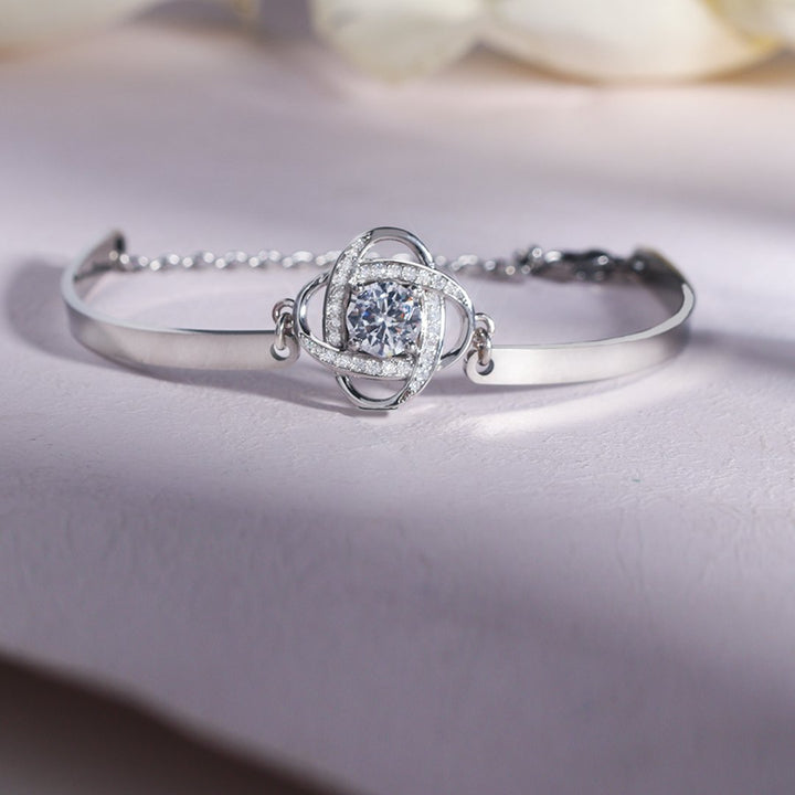 FOR FRIEND - I LOVE YOU DIAMOND KNOT BRACELET