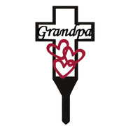 Memorial Day Sale 47%OFF - Cemetery Memorial Cross Stake for Parents