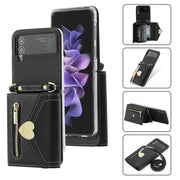 Crossbody Wallet Case of Women for Samsung Galaxy Z Flip3 5G\/ Flip4