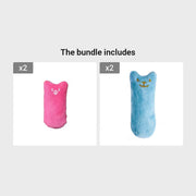 Crinkle Plush Pet Toy for Dental Health and Stimulation
