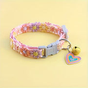 Adjustable Elegant Lace Pet Collar with Pendant