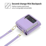 Crossbody Wallet Case of Women for Samsung Galaxy Z Flip3 5G\/ Flip4