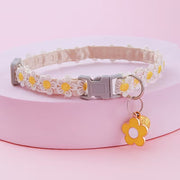 Adjustable Elegant Lace Pet Collar with Pendant