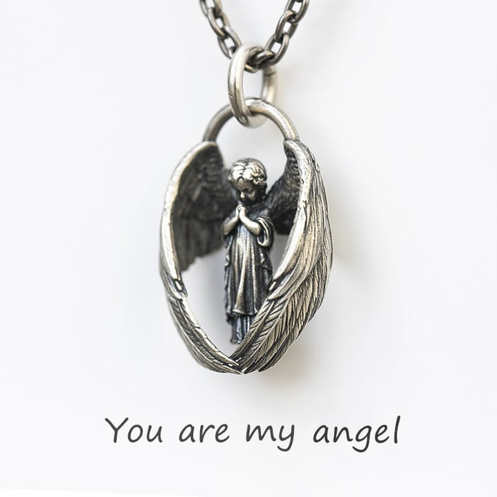 🙏Praying Angel Pendant Necklace - You Are My Angel💝
