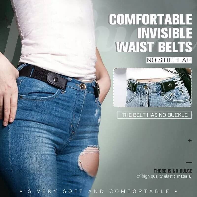 🔥HOT SALE🔥- Buckle-free Invisible Elastic Waist Belts