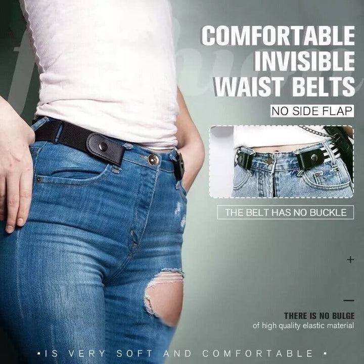 🔥HOT SALE🔥- Buckle-free Invisible Elastic Waist Belts